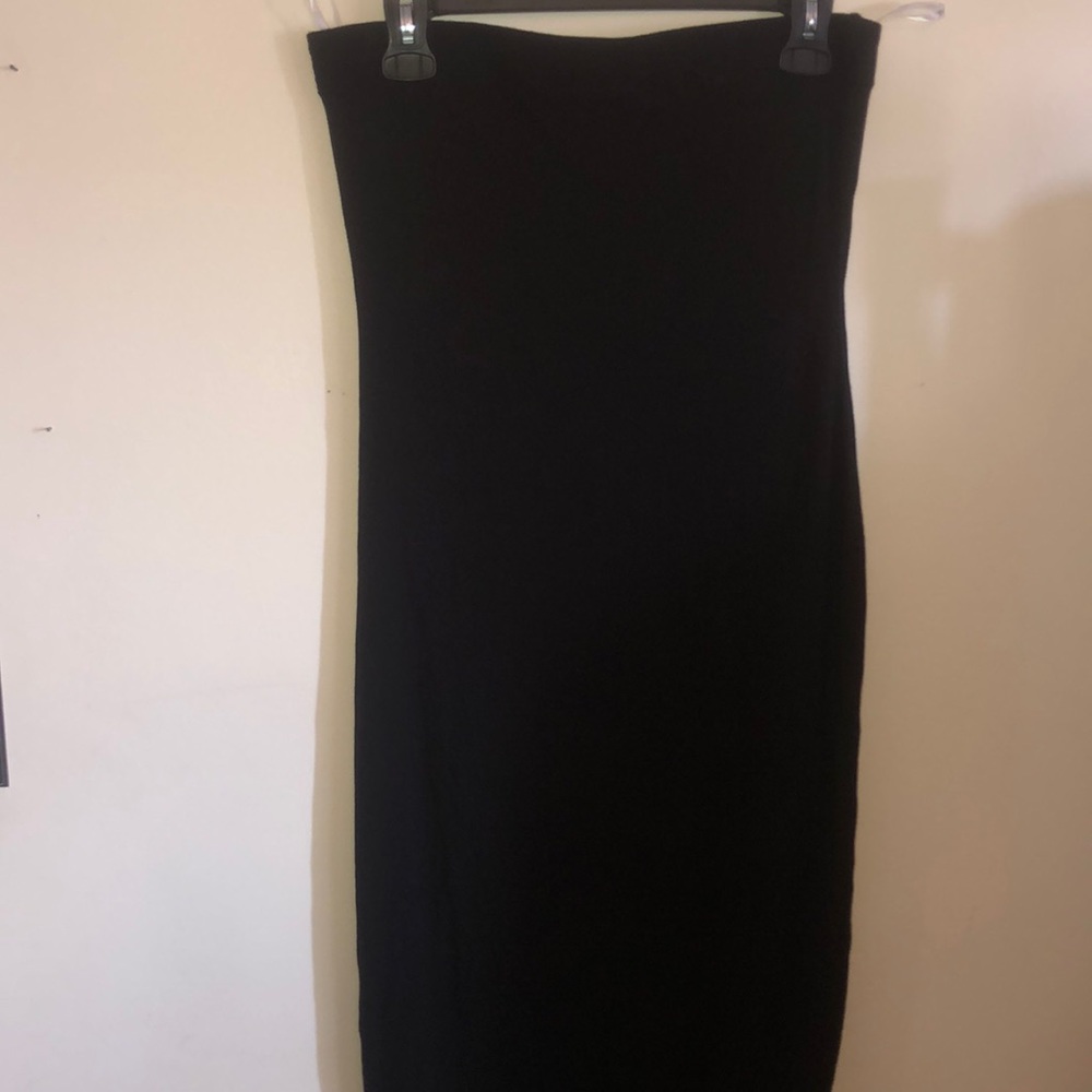 Strapless tight pencil dress